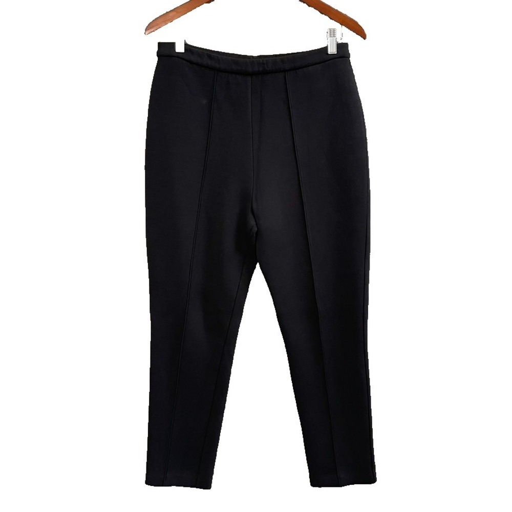 Malene Birger Jinda Ponte Dress Pants‎ Large Black Skinny Leg Office Career